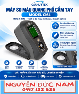 Máy so màu quang phổ cầm tay X-Rite Ci64 – Nguyễn Đức Nam – 0917 123 525